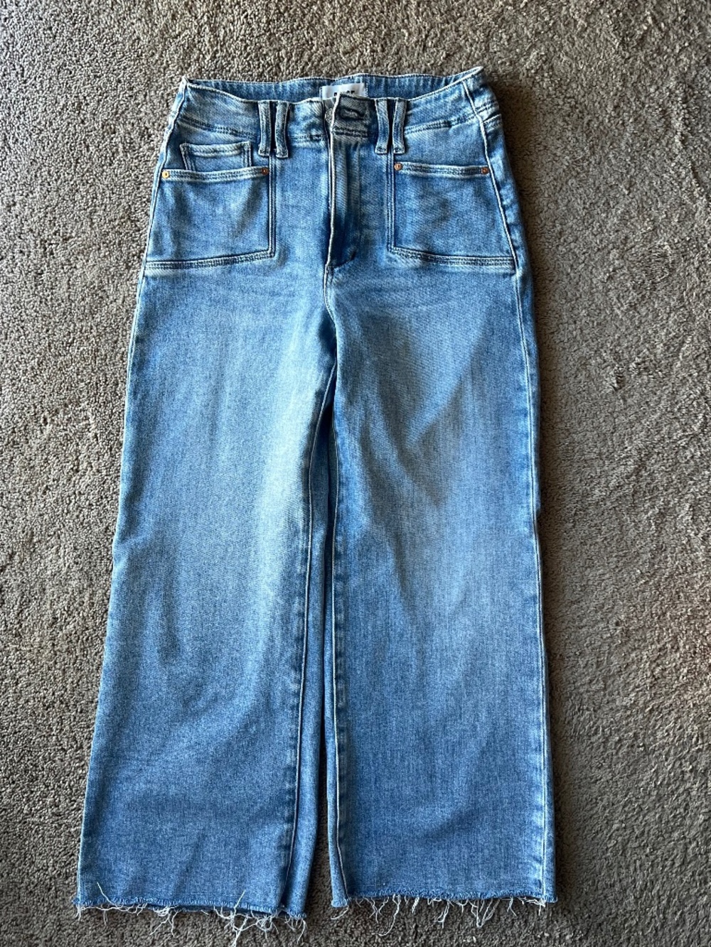 PAIGE High-Waist Anessa Wide Leg Jeans, SIZE 26, 27 inseam